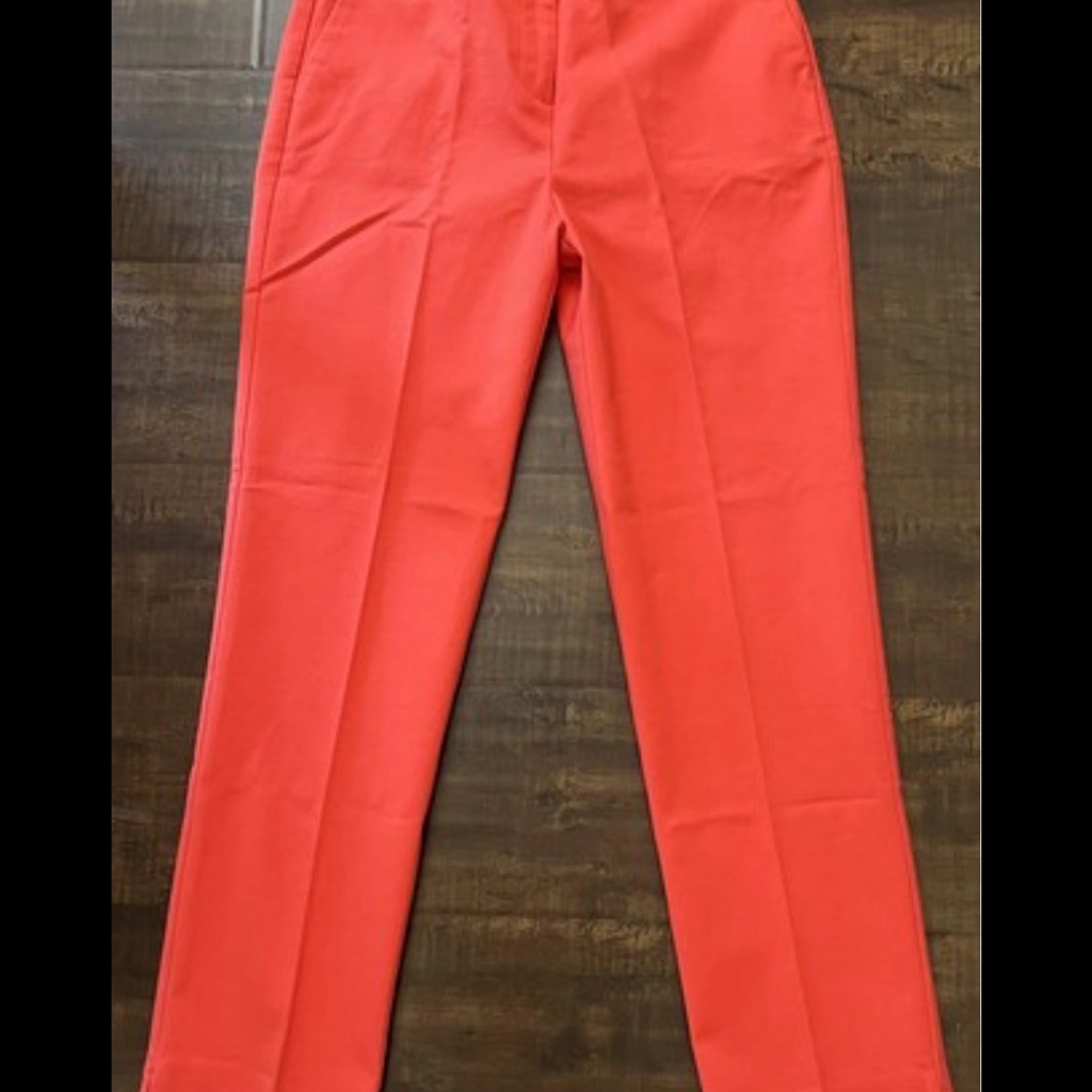 Elizabeth And James Coral Straight Trousers